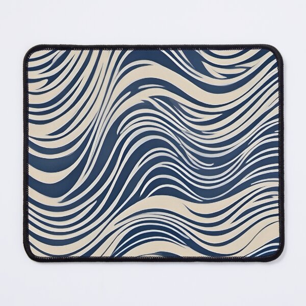 Item preview, Blue Waves: An Organic Symphony of Flowing Lines designed and sold by FreedomToDesign.