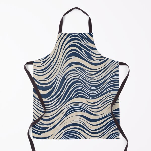 Item preview, Blue Waves: An Organic Symphony of Flowing Lines designed and sold by FreedomToDesign.