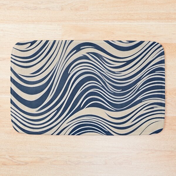 Item preview, Blue Waves: An Organic Symphony of Flowing Lines designed and sold by FreedomToDesign.