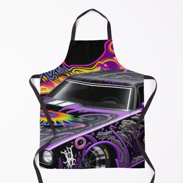 Item preview, Vintage 70s Muscle Car Art designed and sold by TheDarkWardrobe.