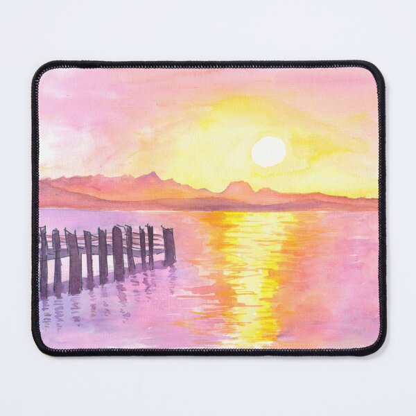 Item preview, Later Afternoon Chiemsee Lake View at with Chiemgauer Alpen designed and sold by artshop77.