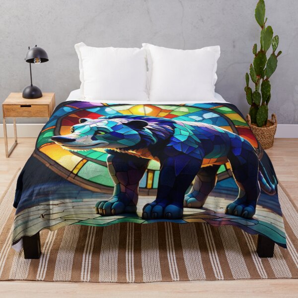 Item preview, Colored Glass Bear - Home Decor designed and sold by Hugoliber.