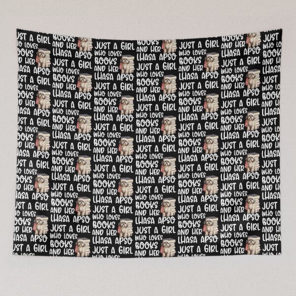 Item preview, Just A Girl Who Loves Books And Her Lhasa Apso designed and sold by TheAnimalZ00.