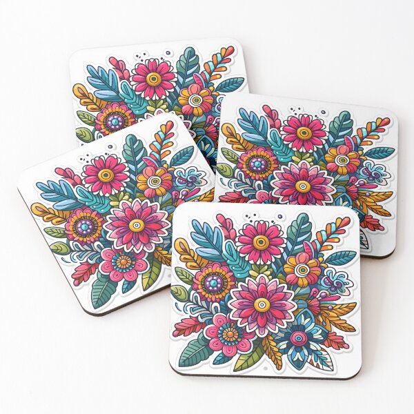 Item preview, Floral Fantasia Fusion” - Exotic Garden Illustration designed and sold by ArtKae.