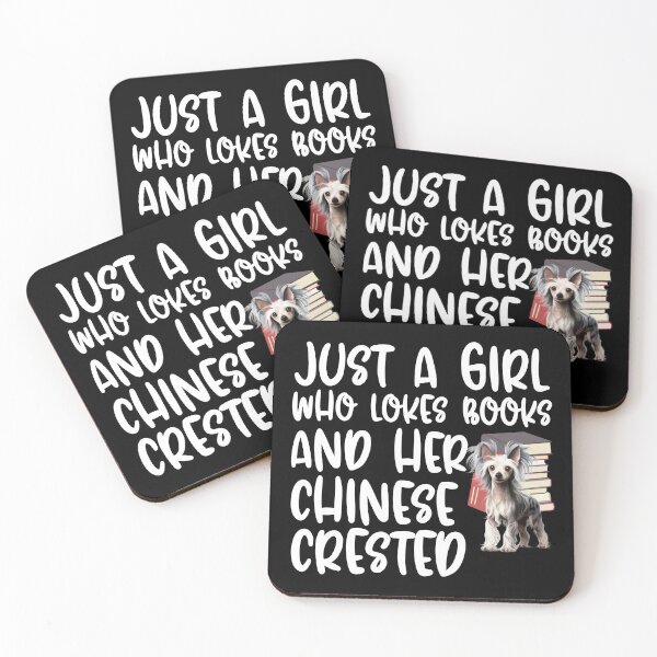 Item preview, Just A Girl Who Loves Books And Her Chinese Crested designed and sold by TheAnimalZ00.