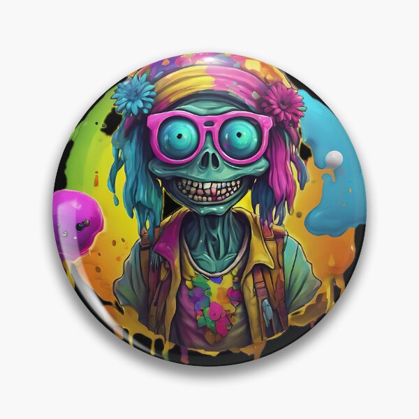 Artikelvorschau, Zombie-Hippie entworfen und verkauft von Zenvo.