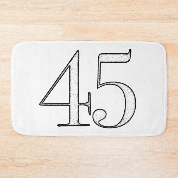 Item preview, Dotart/Dotwork illustration of Number 45 designed and sold by MagnetitaBySil.