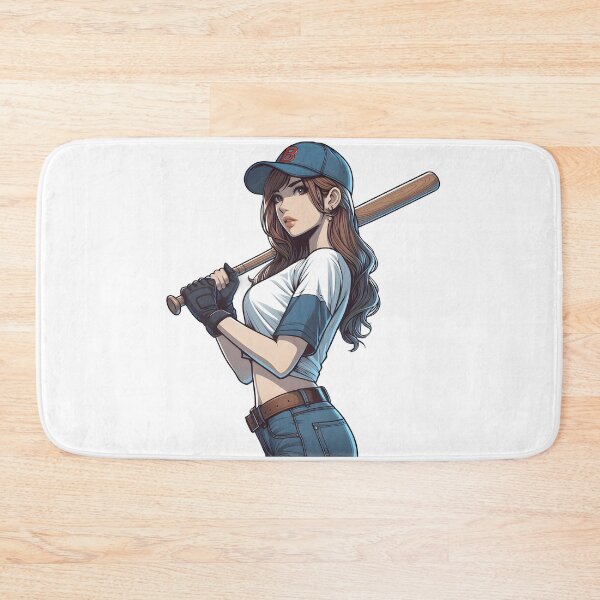 Item preview, Baseball girl, Baseball Coach, ball catcher, girls sports, Women player designed and sold by TrueArtVibes.