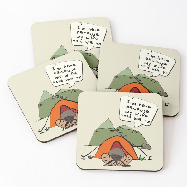 Item preview, Holiday camping in the mountains designed and sold by katyako.