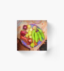 Fruit Bowl Acrylic Block