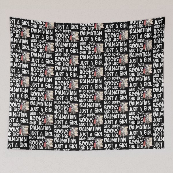 Item preview, Just A Girl Who Loves Books And Her Dalmatian designed and sold by TheAnimalZ00.