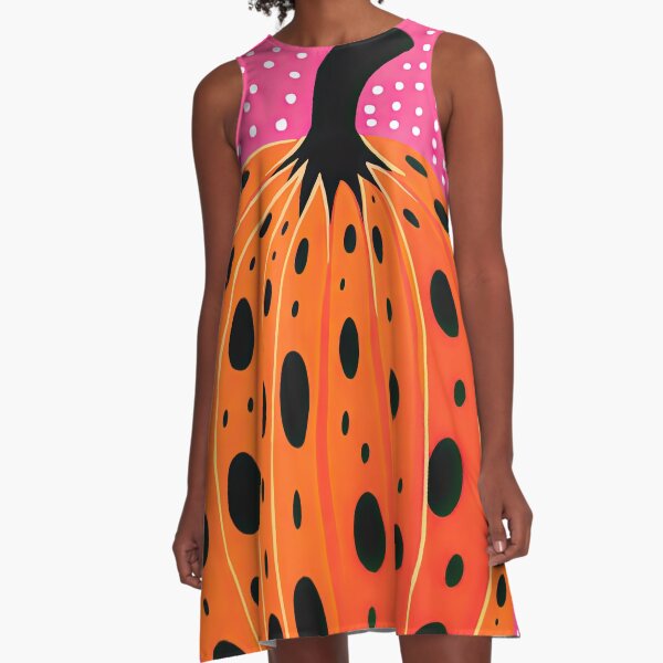 Item preview,  Style Pumpkin with Dots Pink Modern Art Print designed and sold by GulDesignCo.