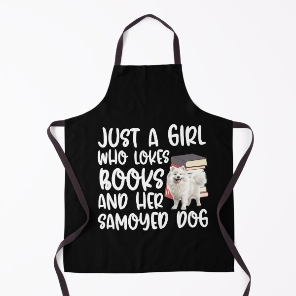 Item preview, Just A Girl Who Loves Books And Her Samoyed Dog designed and sold by TheAnimalZ00.