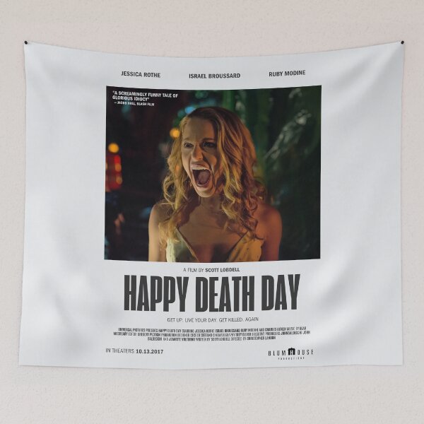 Item preview, Happy Death Day Back Movie Poster designed and sold by madilafemina.