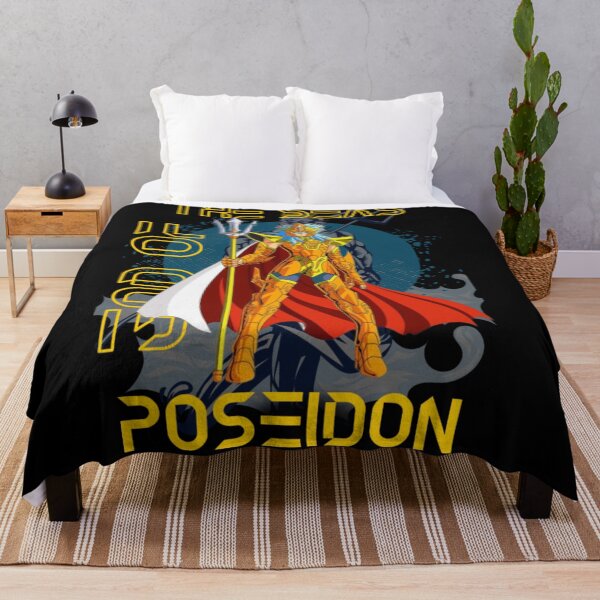 Item preview, POSEIDON SAGA KNIGHTS OF THE ZODIAC  designed and sold by AvalonTshirts.