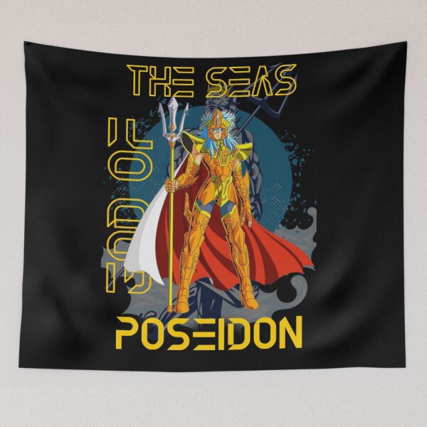 Item preview, POSEIDON SAGA KNIGHTS OF THE ZODIAC  designed and sold by AvalonTshirts.