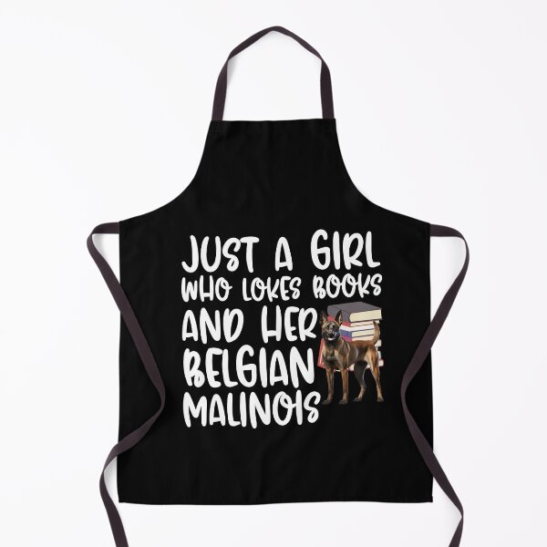 Item preview, Just A Girl Who Loves Books And Her Belgian Malinois designed and sold by TheAnimalZ00.