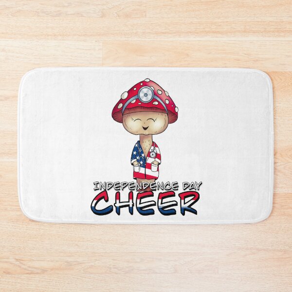 Item preview, Independence Day Cheer Patriotic Dr. Mushroom designed and sold by RysowankaZS.