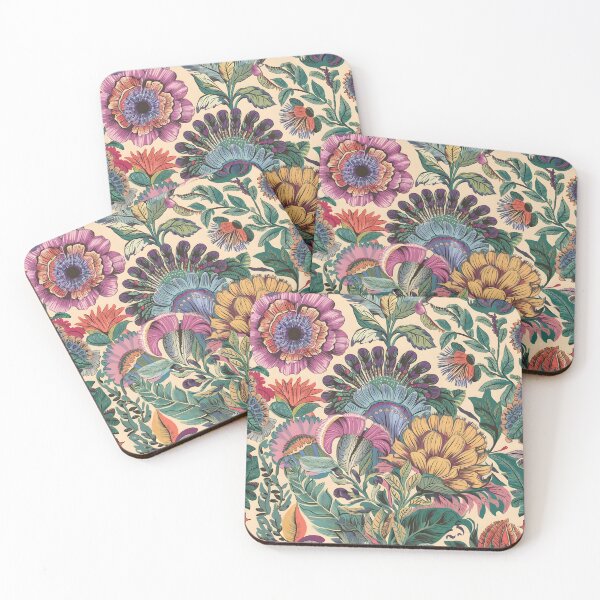 Item preview, vibrant botanical floral pattern  designed and sold by gogowent.