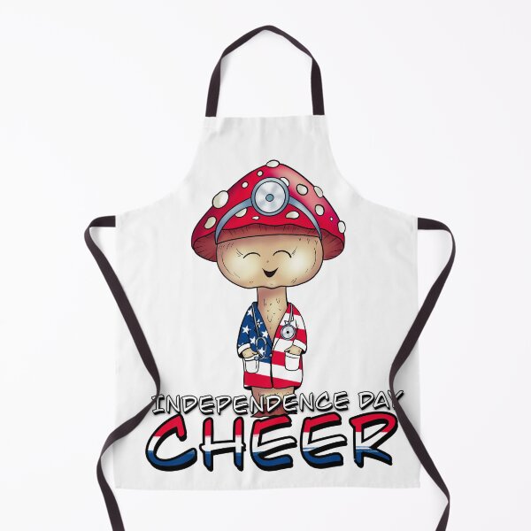 Item preview, Independence Day Cheer Patriotic Dr. Mushroom designed and sold by RysowankaZS.