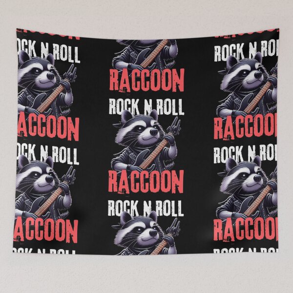 Item preview, Solo Rock N Roll Raccoon designed and sold by Sticker-Crafts.