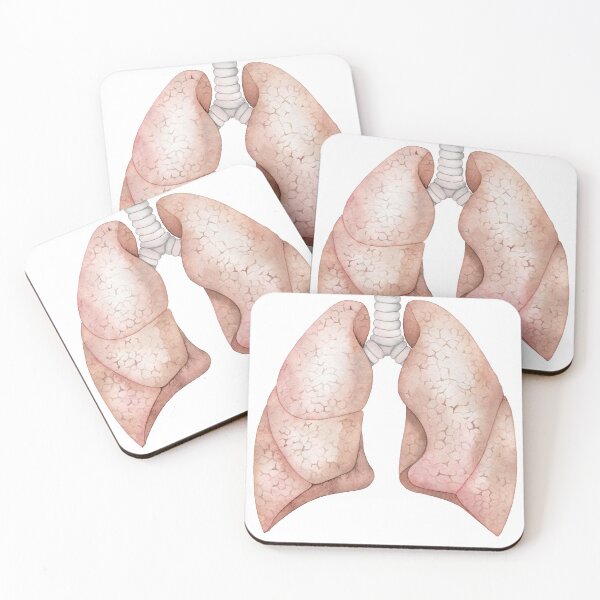 Item preview, Watercolor lungs designed and sold by Ekaterina Glazkova.