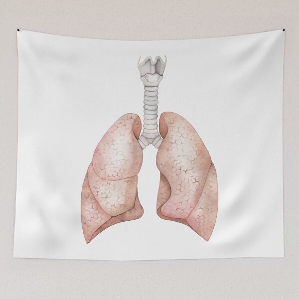 Item preview, Watercolor lungs designed and sold by Ekaterina Glazkova.