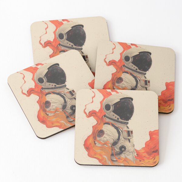 Item preview, Galactic Inferno minimal illustration designed and sold by ART ATTACK ZONE.
