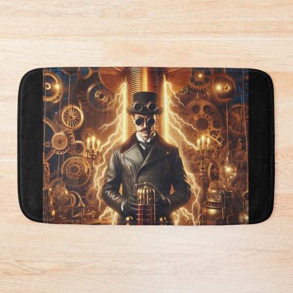 Item preview, Steampunk nikola tesla designed and sold by sevenmountains.