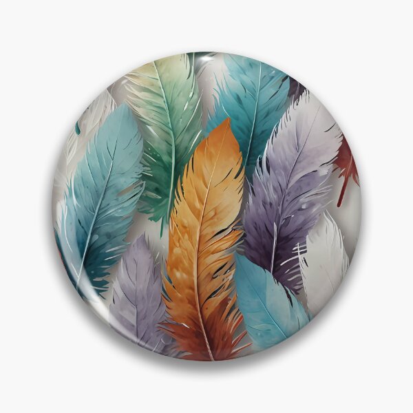 Item preview, Beautiful multi coloured feathers . designed and sold by FocusedArt.