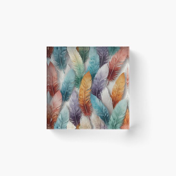 Item preview, Beautiful multi coloured feathers . designed and sold by FocusedArt.