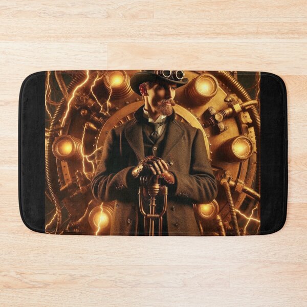 Item preview, Steampunk nikola tesla designed and sold by sevenmountains.