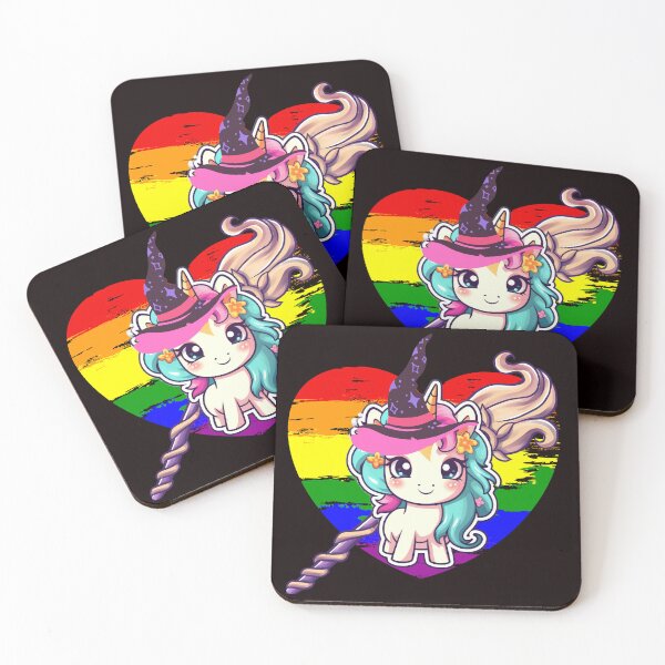 Item preview, Witchicorn With Rainbow Heart designed and sold by TaraTs.