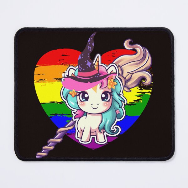 Item preview, Witchicorn With Rainbow Heart designed and sold by TaraTs.