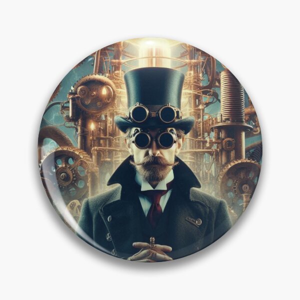 Item preview, Steampunk nikola tesla designed and sold by sevenmountains.