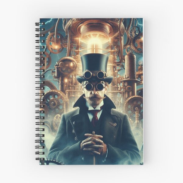 Item preview, Steampunk nikola tesla designed and sold by sevenmountains.