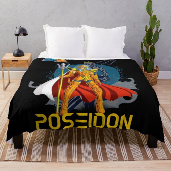 Item preview, POSEIDON SAGA KNIGHTS OF THE ZODIAC designed and sold by AvalonTshirts.