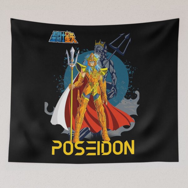 Item preview, POSEIDON SAGA KNIGHTS OF THE ZODIAC  designed and sold by AvalonTshirts.