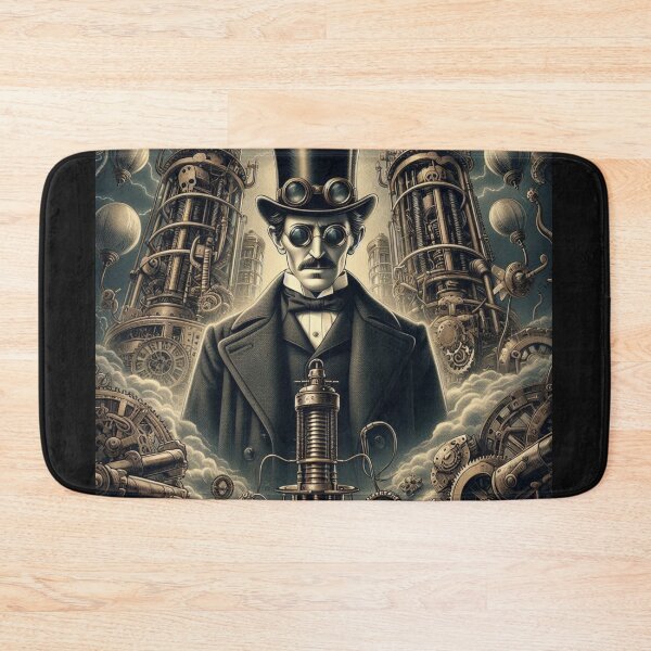 Item preview, Steampunk nikola tesla designed and sold by sevenmountains.
