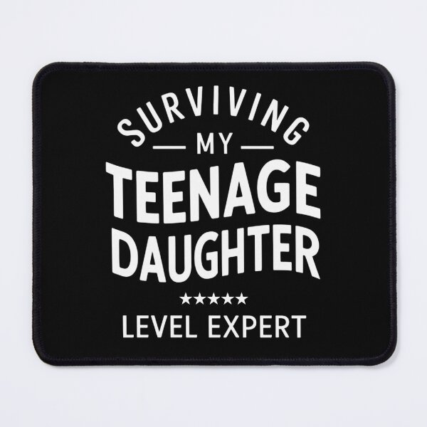 Item preview, Surviving My Teenage Daughter: Level Expert - Funny Parenting Humor Tee designed and sold by BunBuntheDog-.