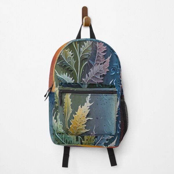 Item preview, Beautiful multi coloured ice crystal feathered plant leaves. designed and sold by FocusedArt.