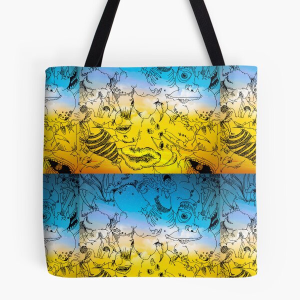 Item preview, Drawing colorized fill abstract multiple monsters  designed and sold by Carré Comme Orange.