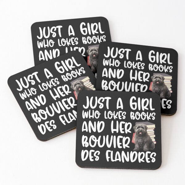 Item preview, Just A Girl Who Loves Books And Her Bouvier Des Flandres designed and sold by TheAnimalZ00.
