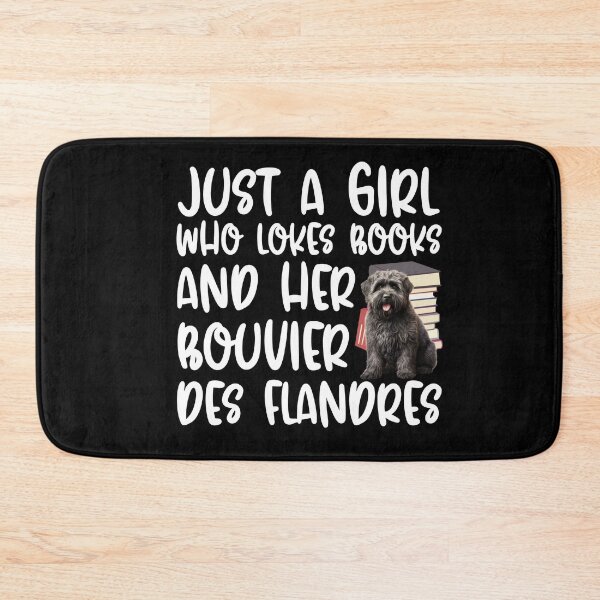 Item preview, Just A Girl Who Loves Books And Her Bouvier Des Flandres designed and sold by TheAnimalZ00.