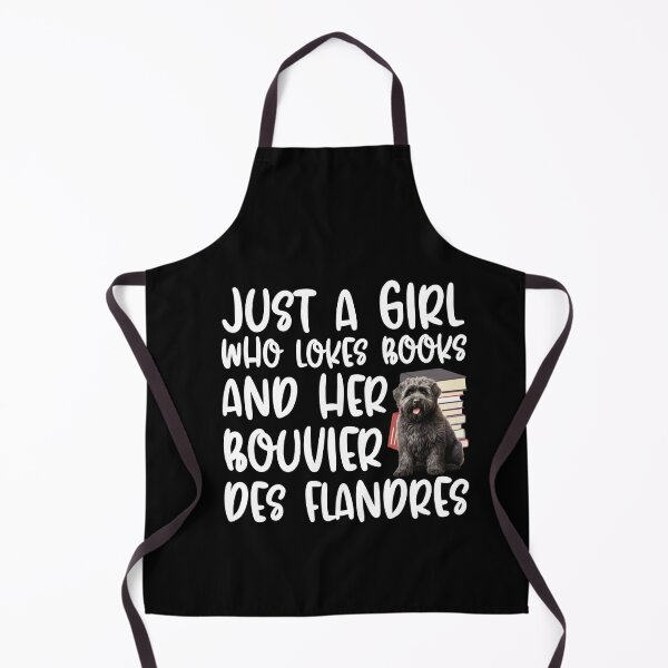 Item preview, Just A Girl Who Loves Books And Her Bouvier Des Flandres designed and sold by TheAnimalZ00.