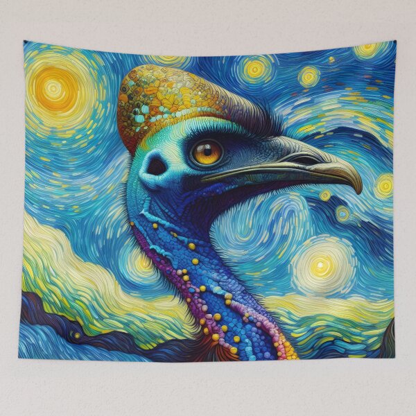 Item preview, Cassowary Art #6 | Cassowary Lovers designed and sold by ksgraphics222.