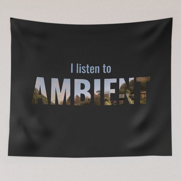 Item preview, I Listen To Ambient designed and sold by MusicArtAndGrind.