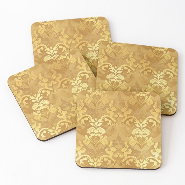 Item preview, Golden Brocade Motif | Seamless designed and sold by Unrooted.