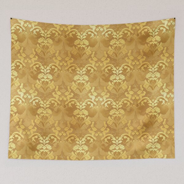 Item preview, Golden Brocade Motif | Seamless designed and sold by Unrooted.