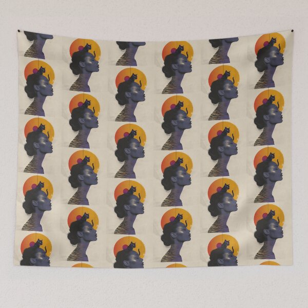 Item preview, Surreal Synchronicity Cats and Humans designed and sold by ART ATTACK ZONE.